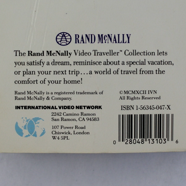 Bavaria and Beyond VHS Tape Rand McNally Video Travelller Collection
