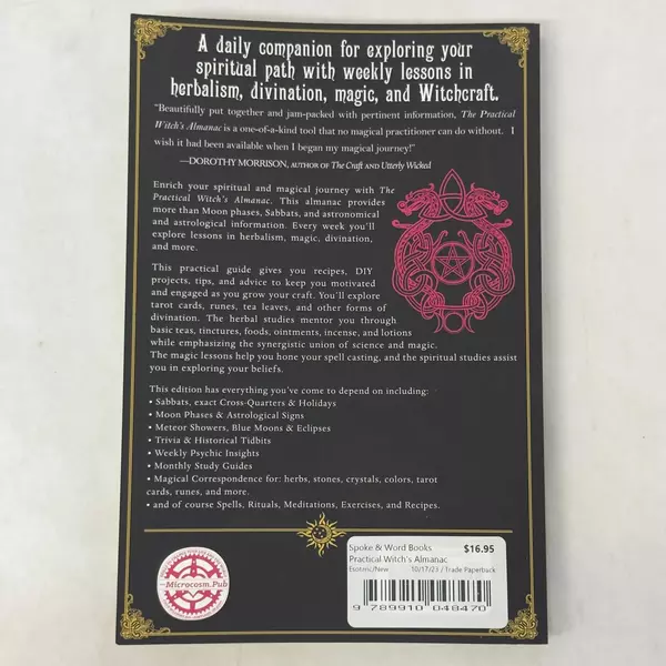 The Practical Witch's Almanac 2024 By Friday Gladheart Grow Your Craft
