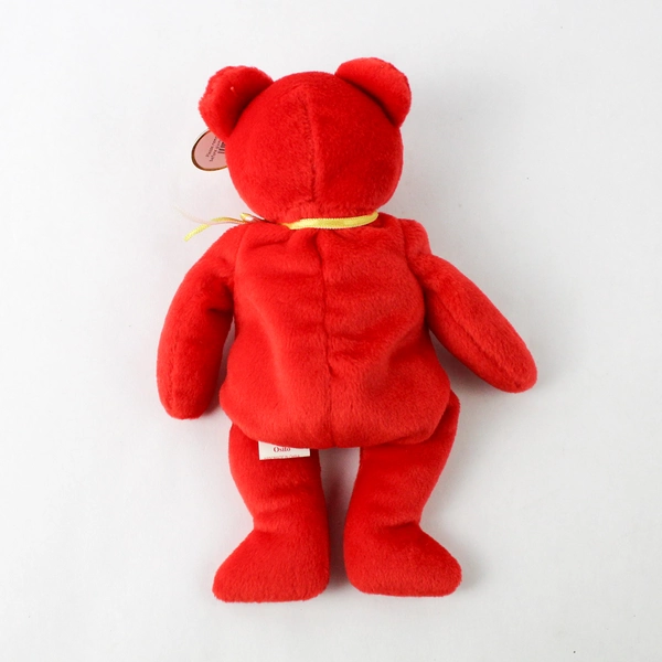 TY Original Beanie Baby Osito 1999 Red Bear Plush Doll with Tag