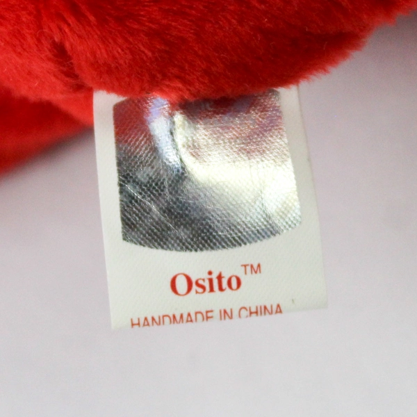 TY Original Beanie Baby Osito 1999 Red Bear Plush Doll with Tag