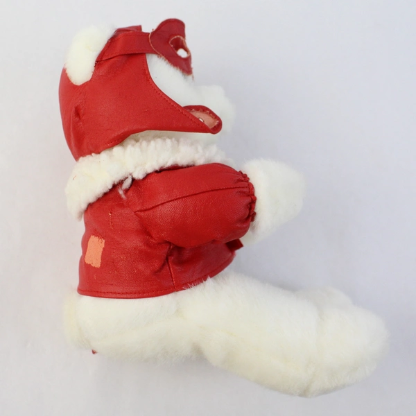 Vintage Russ Come Fly With Me Pilot Polar Bear Plush Toy 11"