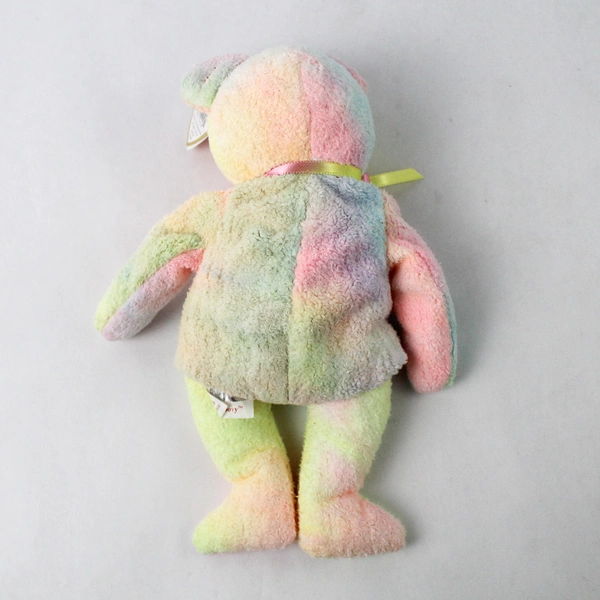 TY Beanie Baby Groovy 1999 Tie-Dyed Bear Plush Toy Doll with Tag