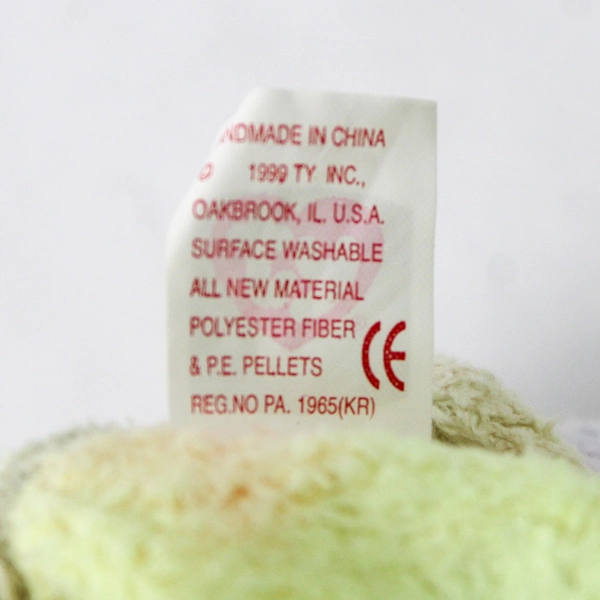 TY Beanie Baby Groovy 1999 Tie-Dyed Bear Plush Toy Doll with Tag