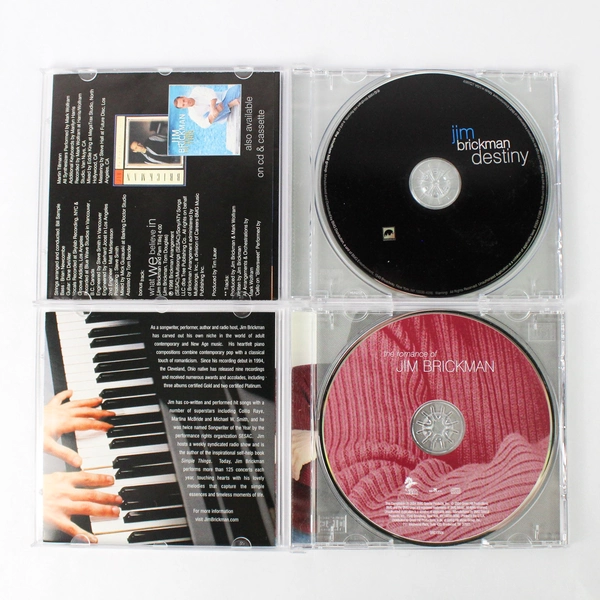 Lot of 2 CD Jim Brickman Destiny The Romance of Piano Music