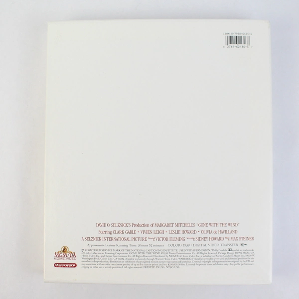 Gone With the Wind VHS 2 Tape Box Set Deluxe Special Edition