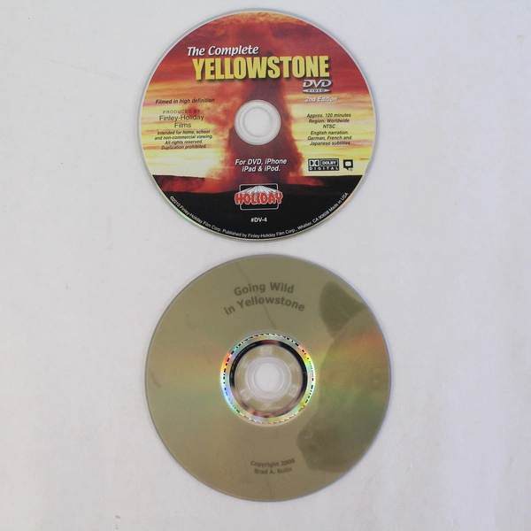 Lot of 2 DVD Yellowstone Nonfiction Going Wild