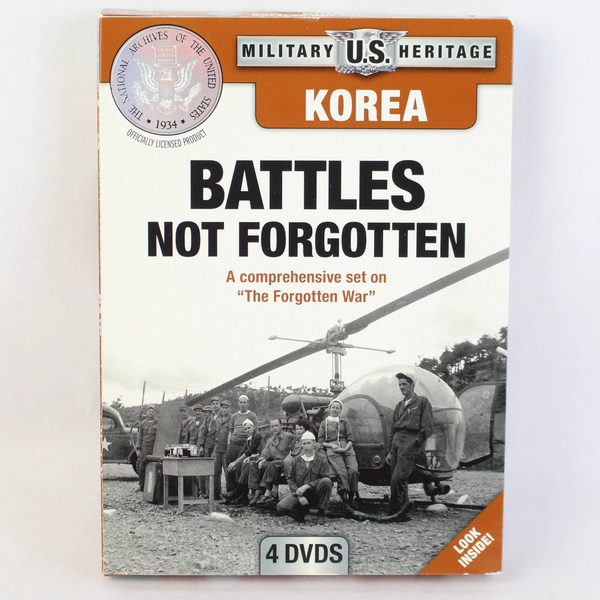 Korea: Battles Not Forgotten DVD Box Set, 2012, 4-Disc Blu-Ray