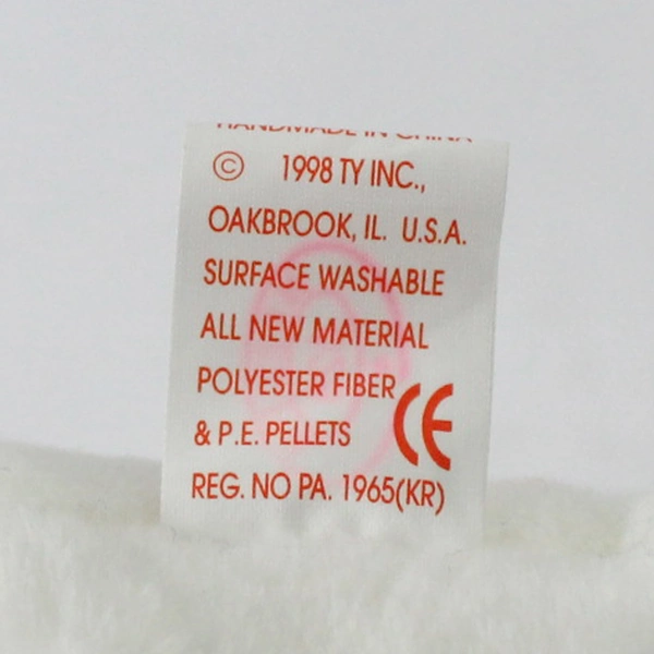 Ty Beanie Babies Kuku White Cockatoo Bird 1998 Plush Doll Toy With Tag