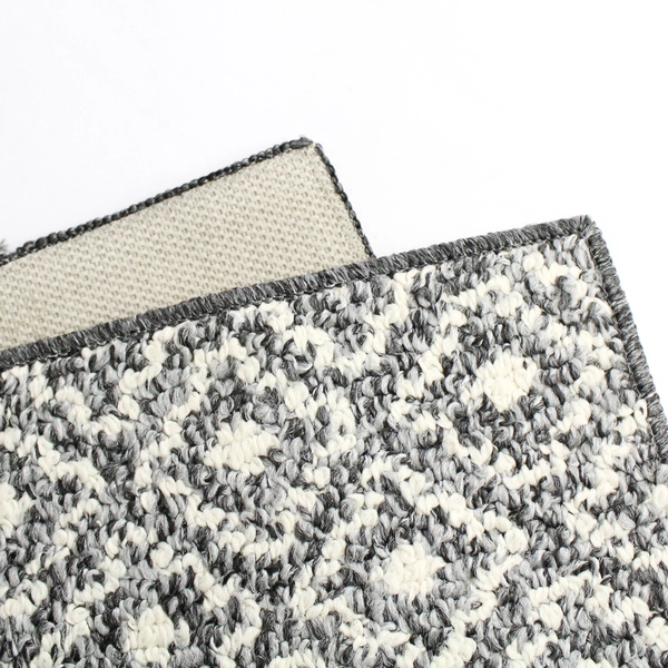 Maples Rugs Runner 20 x 60 in No Slip Gray W921