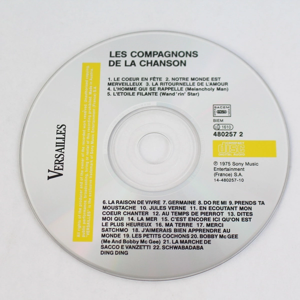 CD Les Compagnons de la Chanson French Music