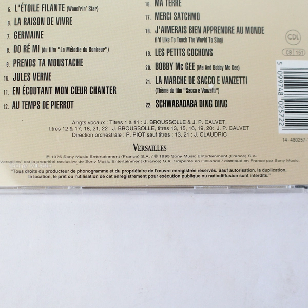 CD Les Compagnons de la Chanson French Music