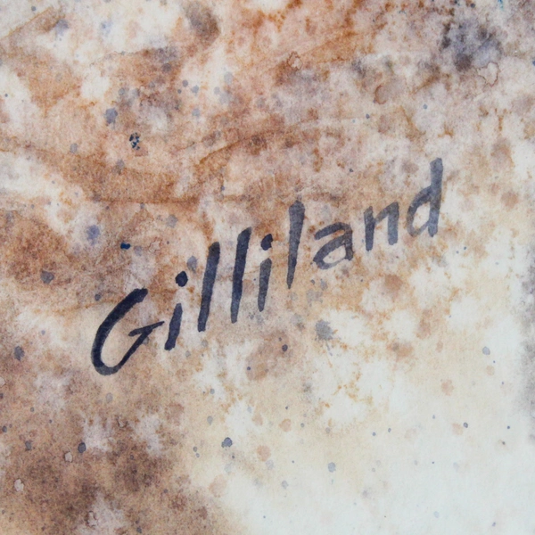 Stone Textures 2 by Arlon Gilliland Signed Original Watercolor Painting