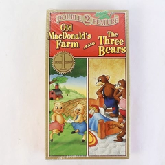 Children's Movie VHS Tape Old MacDonald's Farm The Three Bears Sealed