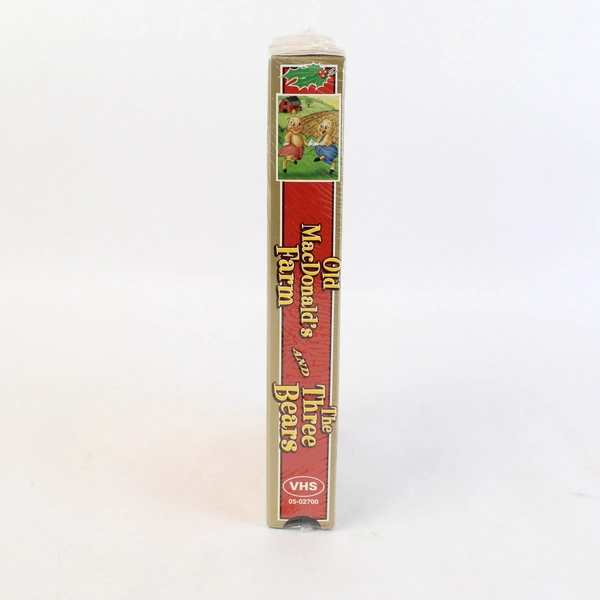 Children's Movie VHS Tape Old MacDonald's Farm The Three Bears Sealed