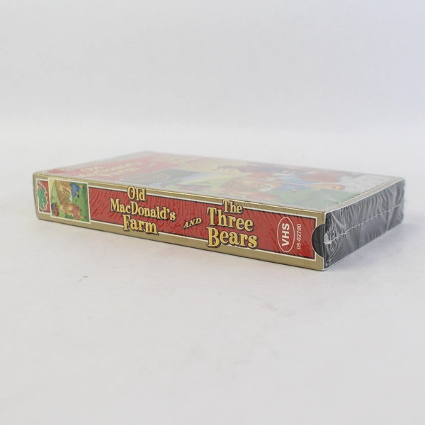 Children's Movie VHS Tape Old MacDonald's Farm The Three Bears Sealed