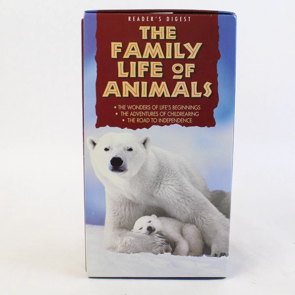 Family Life of Animals VHS Tape Box Set Reader's Digest Sealed