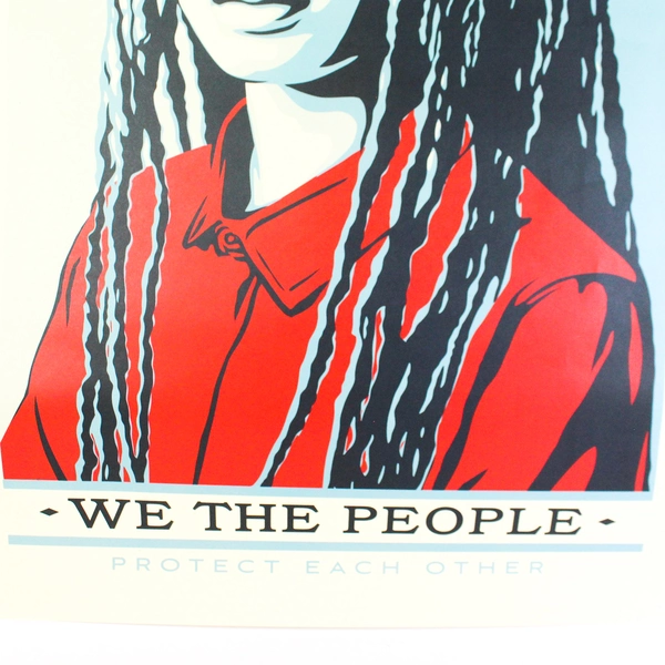 Shepard Fairey We The People Protect Each Other 24x36 Offset Lithograph Print