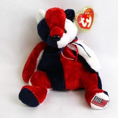 2001 Ty Beanie Babies Patriot the Bear with Tags Plush Toy