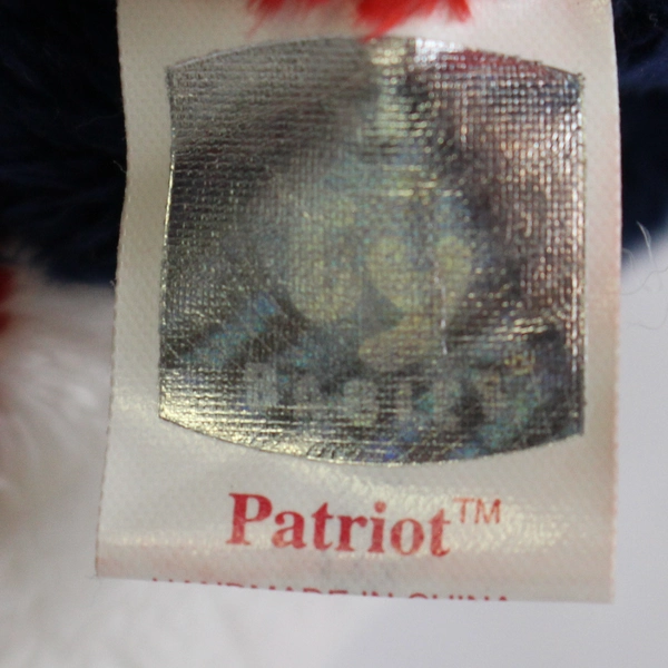 2001 Ty Beanie Babies Patriot the Bear with Tags Plush Toy