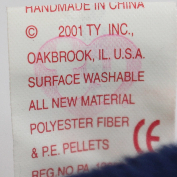 2001 Ty Beanie Babies Patriot the Bear with Tags Plush Toy