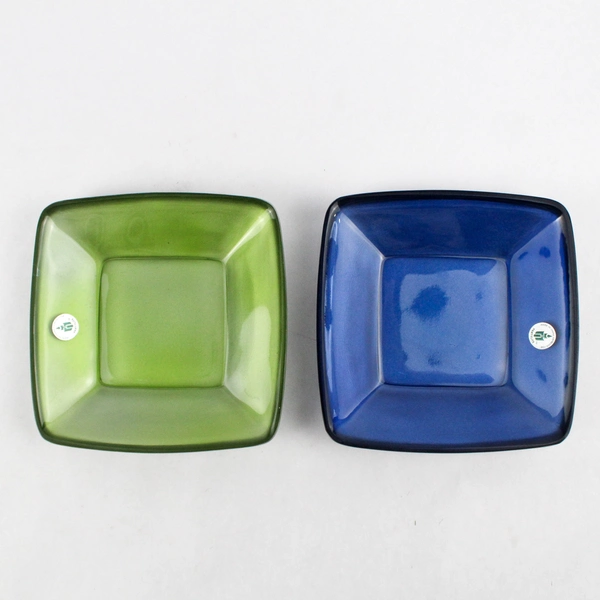 Partylite New Mist Candle Holders Trays 2 P7478 Blue Green Lemon Watermelon