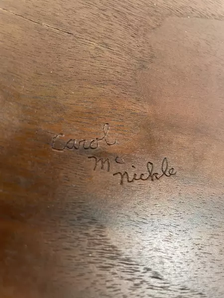 Carol McNickle Hand-Carved Balsa Wood Rustic Cabin Wall Sculpture Art