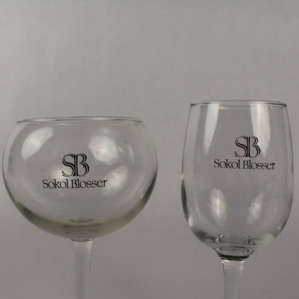 Lot of 3 Sokol Blosser Wine Glasses Chardonnay & Brandy Sniffer Dayton OR