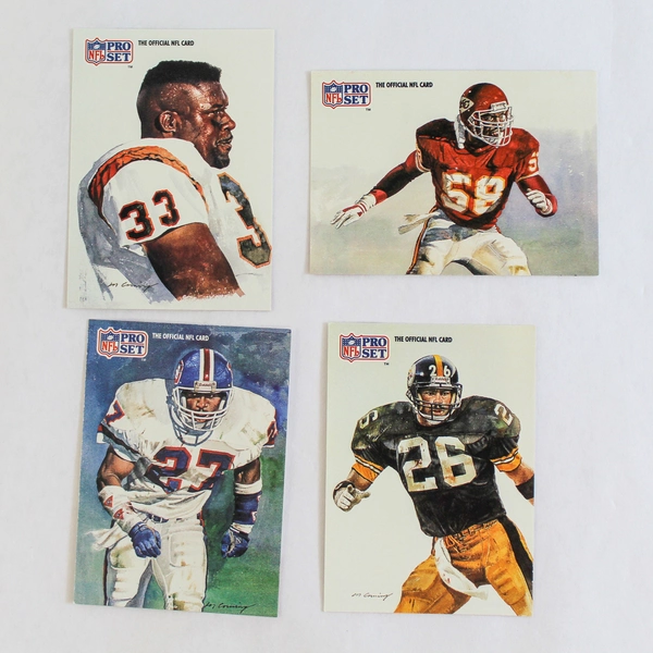 Lot of 60 NFL Pro Set 1990-1991 Trading Cards Stars & Commons Vintage