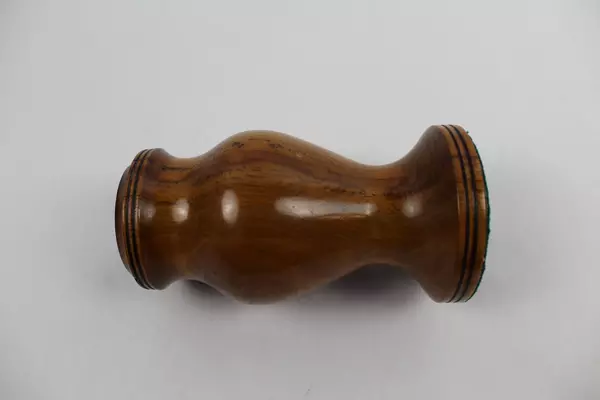 Vintage Mid Century Modern Wooden Vase 6.5" Tall Decor Planter Pre-Owned