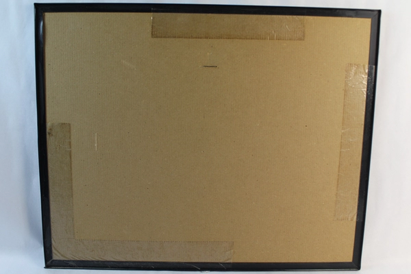 Framed Harley Davidson Rolins Hawg Poster Print Purple Silver 16x20 Inch