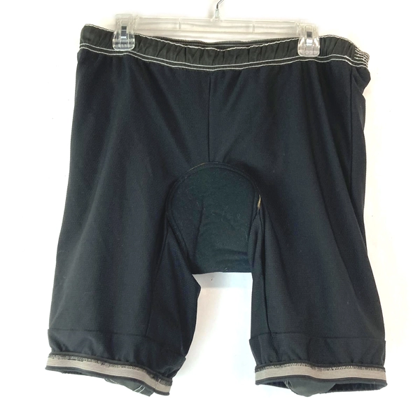 Performance Bike Cycling Shorts Men's Size XL Padded Black White Stitching