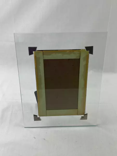 Hallmark Signature 5x7 Glass Family Photo Frame with Clip Good Condition