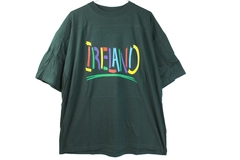 Men's XL J t's Classic Ireland Graphic T-Shirt Dark Green Cotton Tee