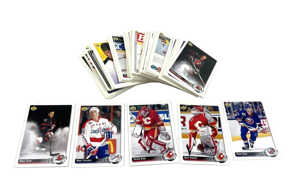 Lot of 101 1992 Upper Deck NHL Hockey Cards Very Good Condition