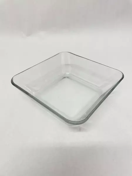 Square Clear Glass Casserole Baking Dish 6.5" Serving Kitchen Dinnerware