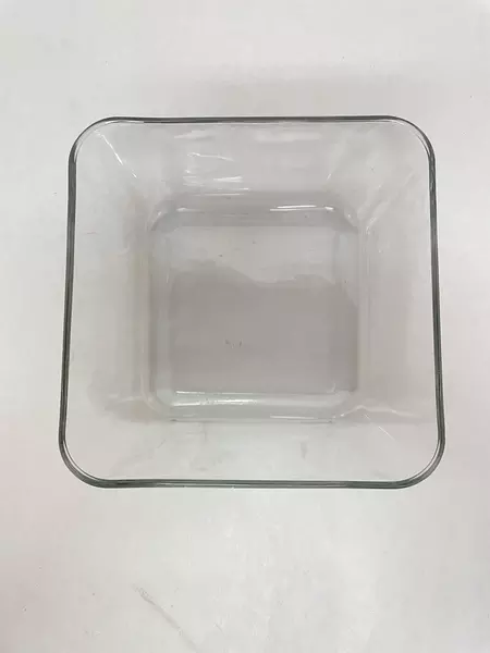 Square Clear Glass Casserole Baking Dish 6.5" Serving Kitchen Dinnerware