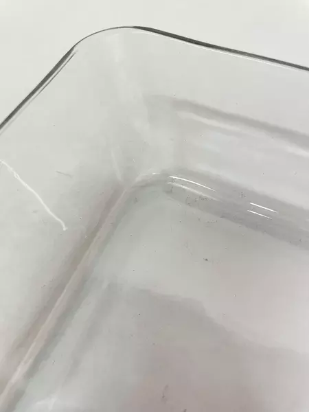 Square Clear Glass Casserole Baking Dish 6.5" Serving Kitchen Dinnerware
