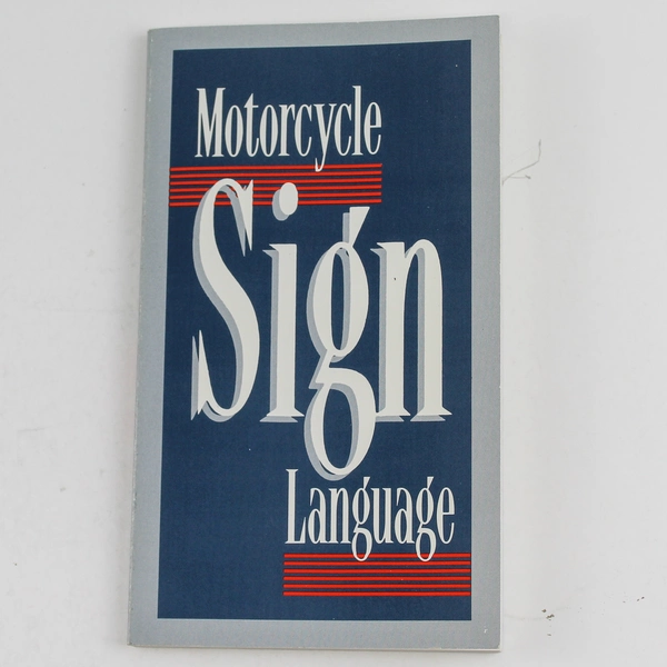 Motorcycle Sign Language Blane Kamp 1993 Third Edition Patterdale Publications