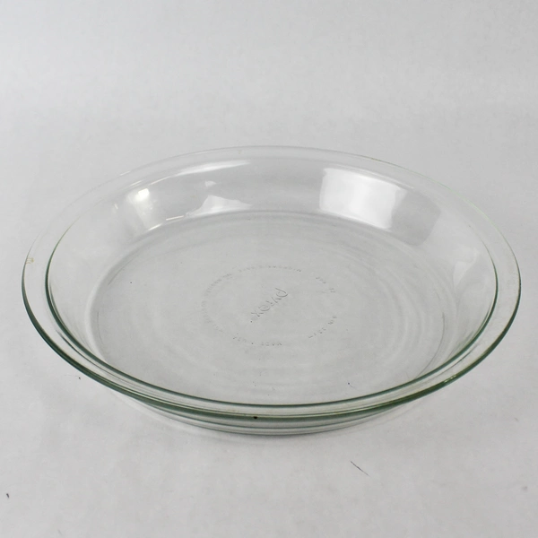Vintage Pyrex 9" Clear Glass Pie Plate Model 209 32 Microwave Safe Dish