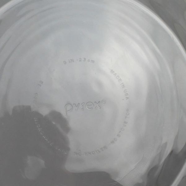 Vintage Pyrex 9" Clear Glass Pie Plate Model 209 32 Microwave Safe Dish