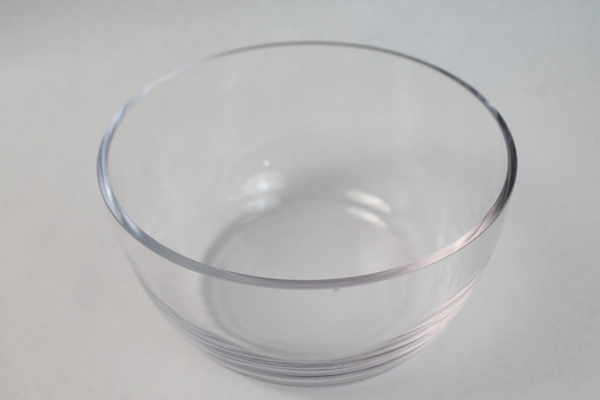 Lot of 2 The Cellar Serve Clear Glass Bowls 5.25" Diameter Elegant Decor