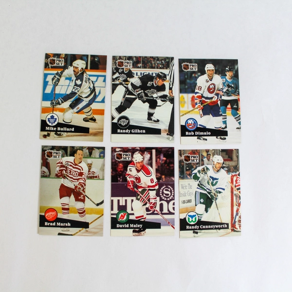 Lot of 100 Vintage Pro Set NHL Hockey Cards Stars Hall of Famers Commons