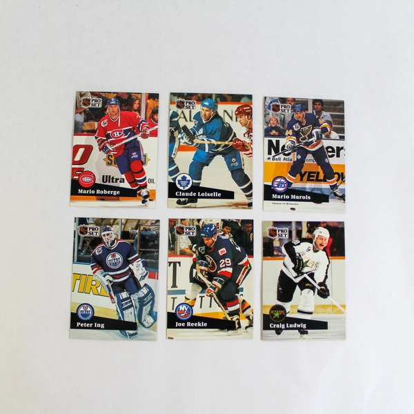 Lot of 100 Vintage Pro Set NHL Hockey Cards Stars Hall of Famers Commons