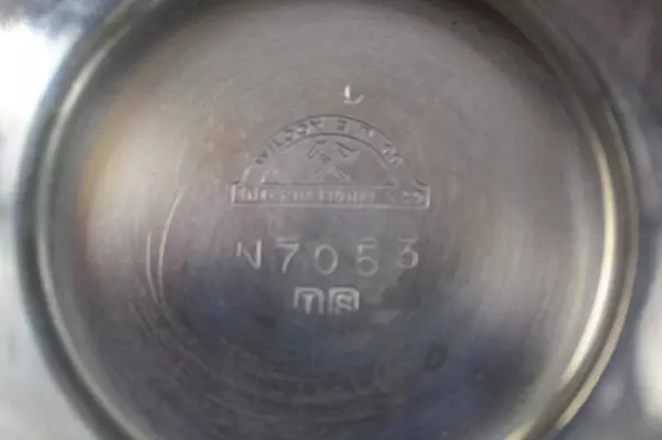 Wilcox Silver Co. N7053 Silver Plate 5-Piece Coffee & Tea Set - Needs Polish