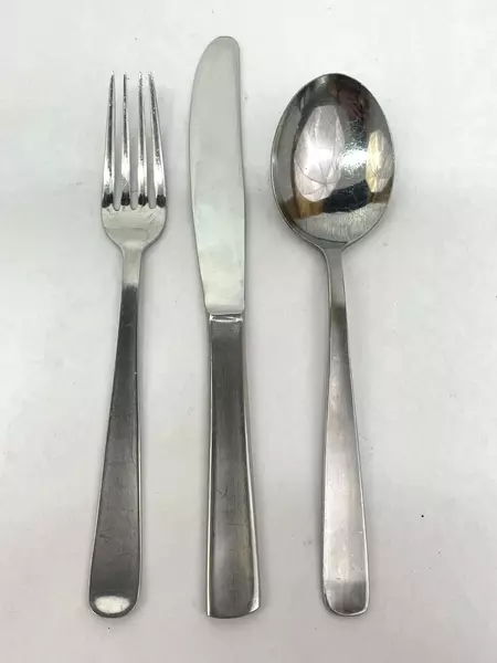 Vintage Royal International Holland Child's 3-Piece Flatware Set in Box