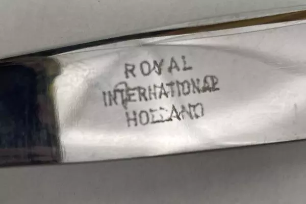 Vintage Royal International Holland Child's 3-Piece Flatware Set in Box