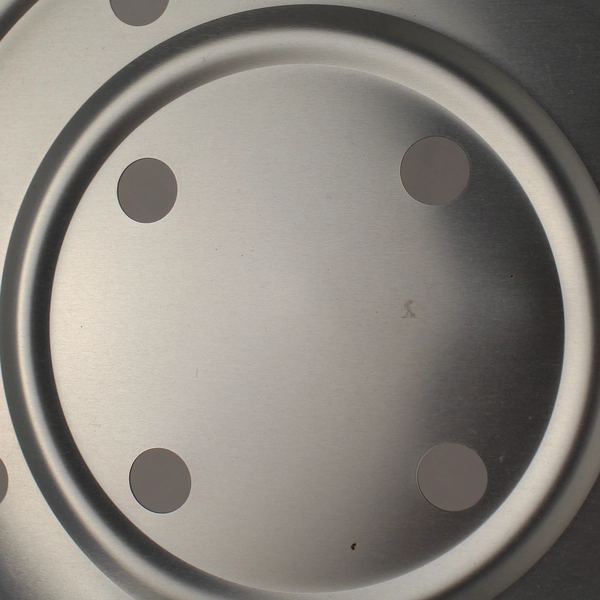 Lot of 2 Stackable Metal Steamer Inserts 9.5" Cookware Set Good Condition