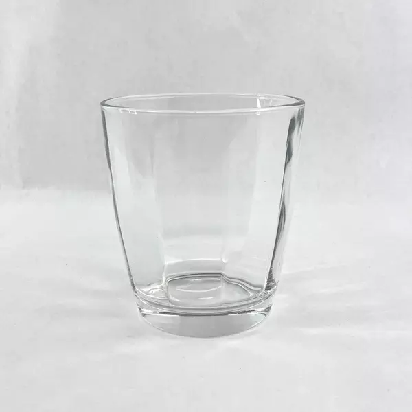 Lot of 4 Clear Glass Tumblers 3.5" Juice Cocktail Drinking Glasses Barware