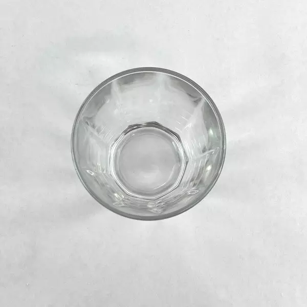 Lot of 4 Clear Glass Tumblers 3.5" Juice Cocktail Drinking Glasses Barware