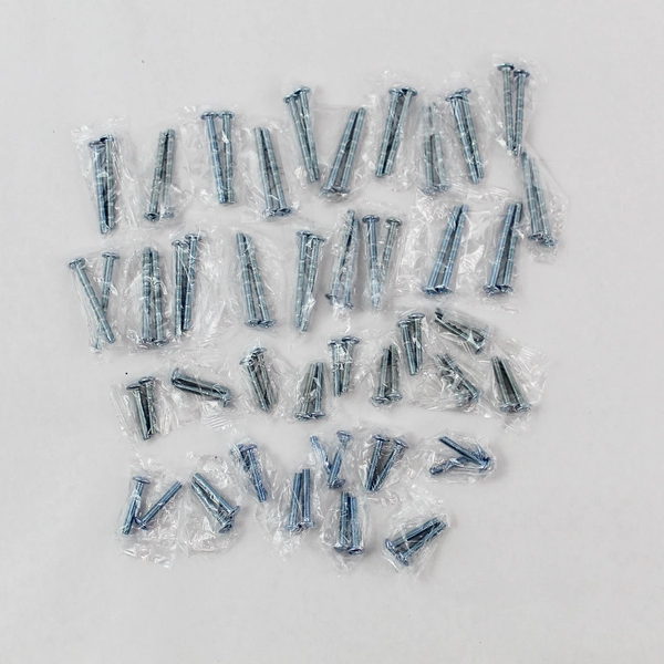 Lot of 39 Aootoch Silver Screws 1" & 2" Sealed Packages New Condition